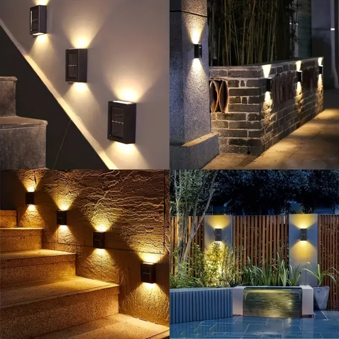 Luces Solares de Pared para Exteriores
