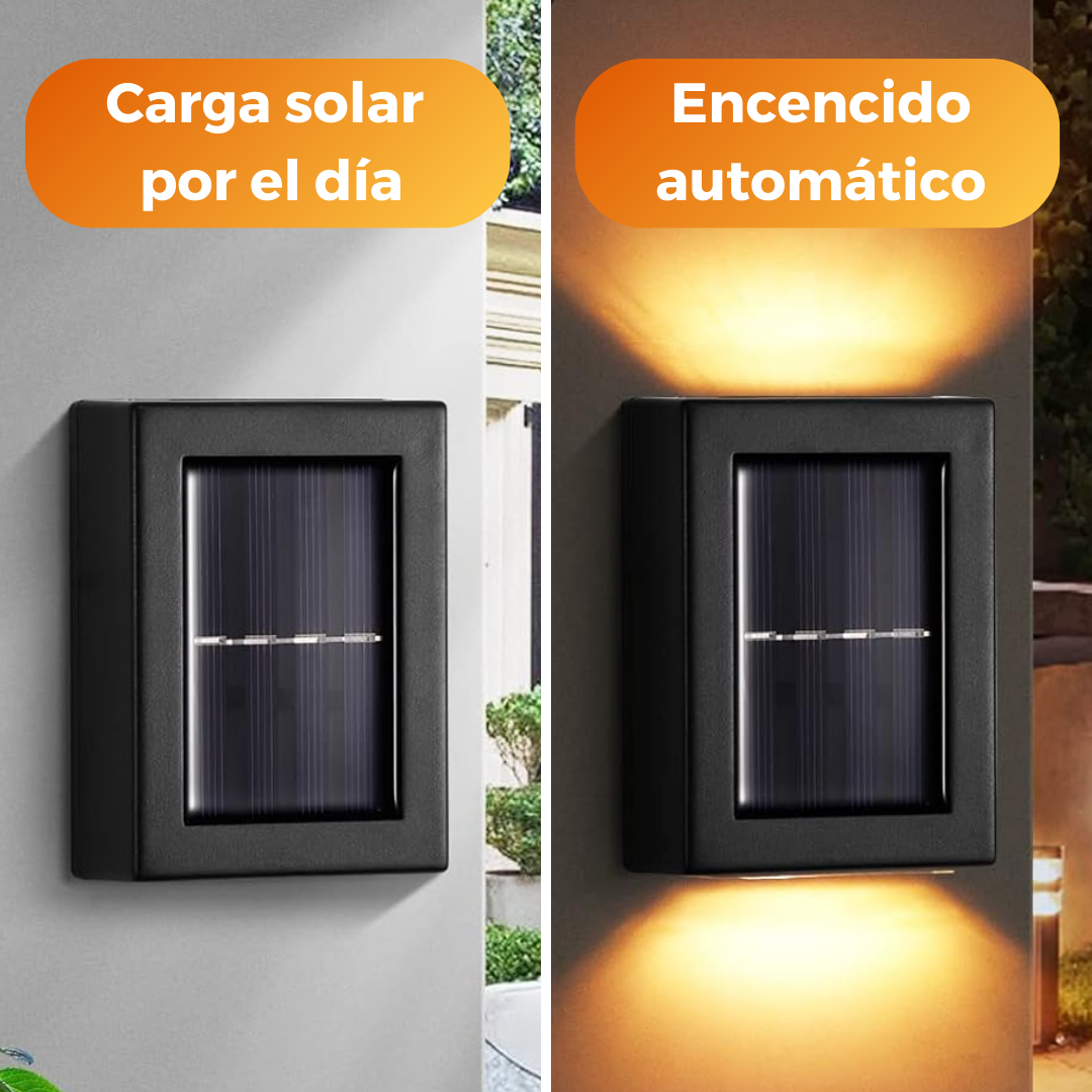 Luces Solares de Pared para Exteriores