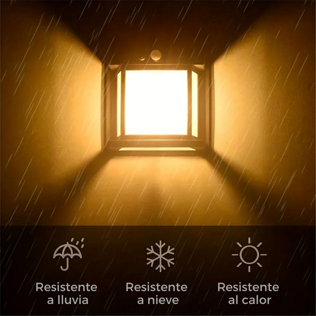 Farola con carga solar para exteriores (OFERTA 2x1)