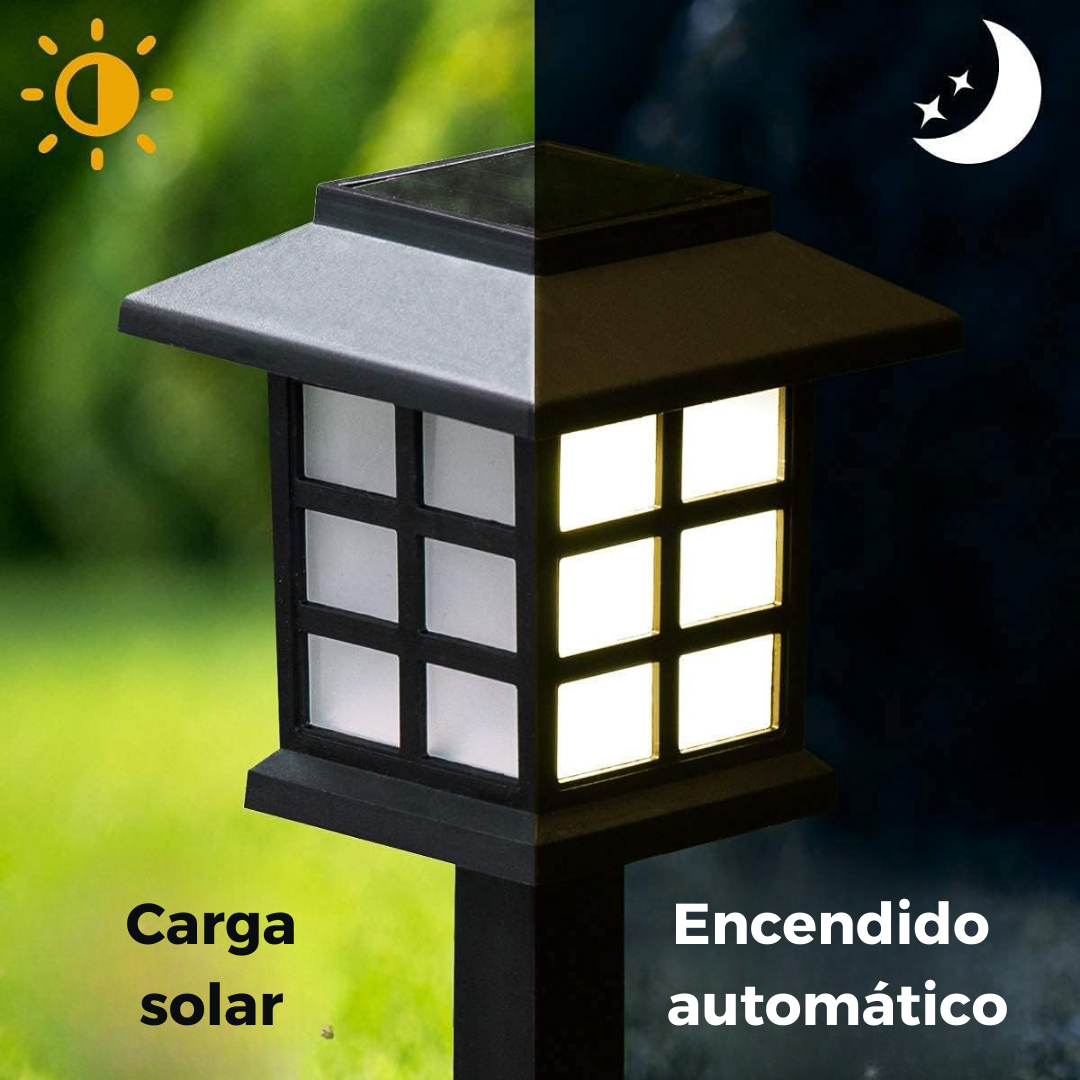 Farolillos solares para exteriores