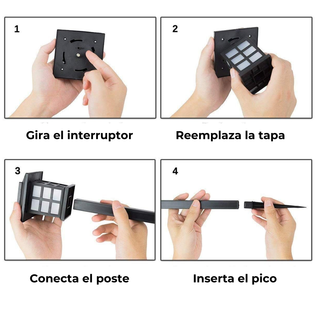 Lanternas solares externas